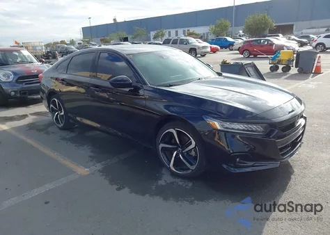 2021 Honda Accord Sport 2.0T из США, поврежденный, VIN 1HGCV2F32MA034051